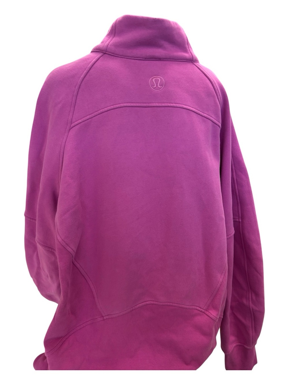 Lululemon Scuba 1/2 Zip Pullover Pink Funnel Neck Sweatshirt XL/XXL - Picture 2 of 3